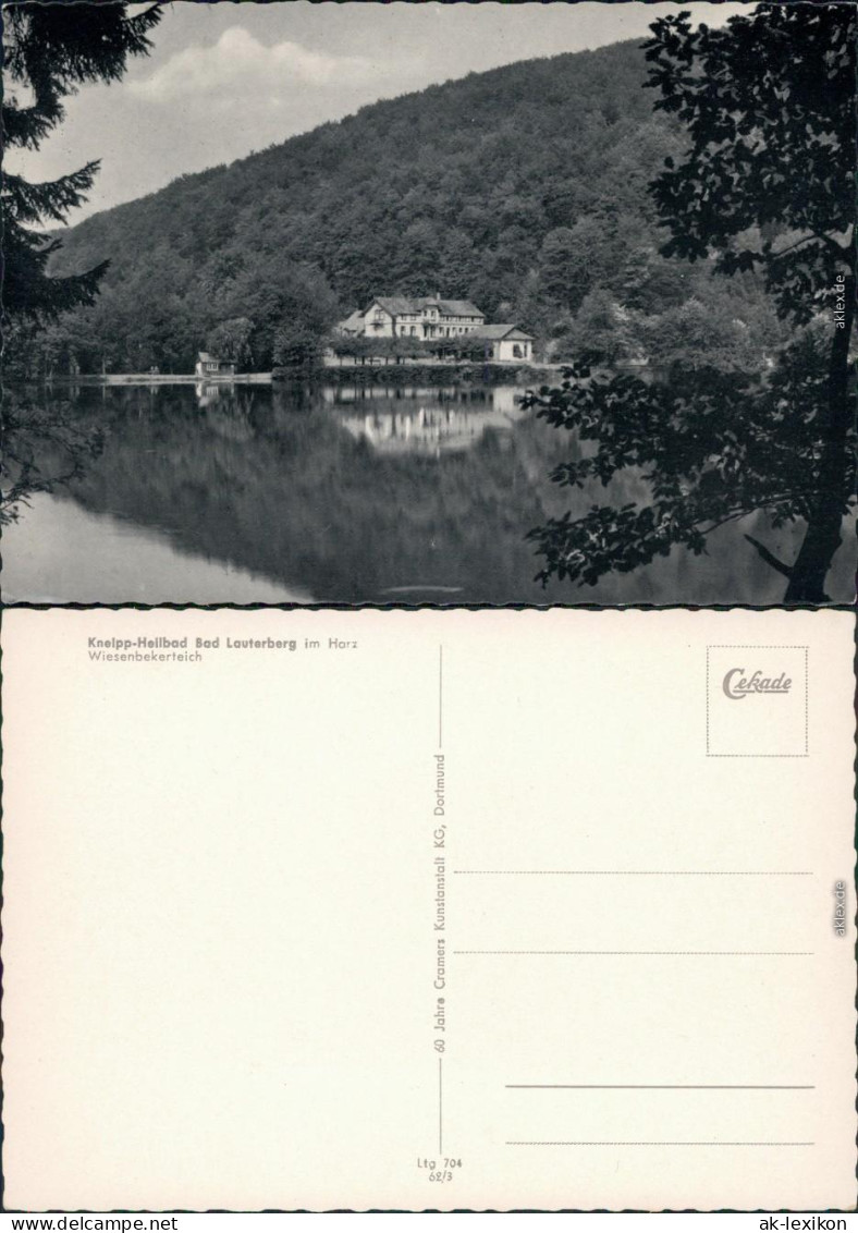 Ansichtskarte Bad Lauterberg Im Harz Wiesenbeker Teich 1962 - Bad Lauterberg