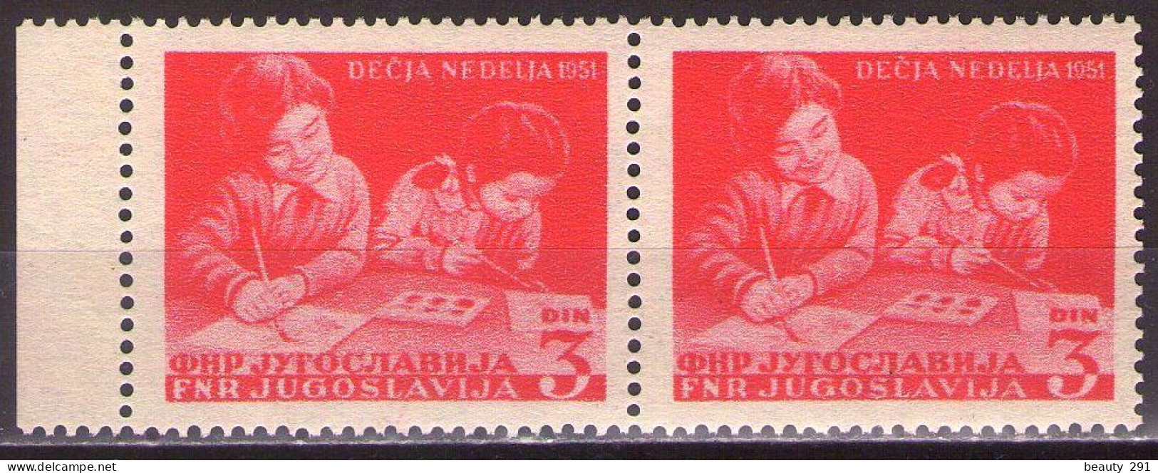 Yugoslavia 1951 - Children's Week - Mi 643 - MNH**VF - Ongebruikt