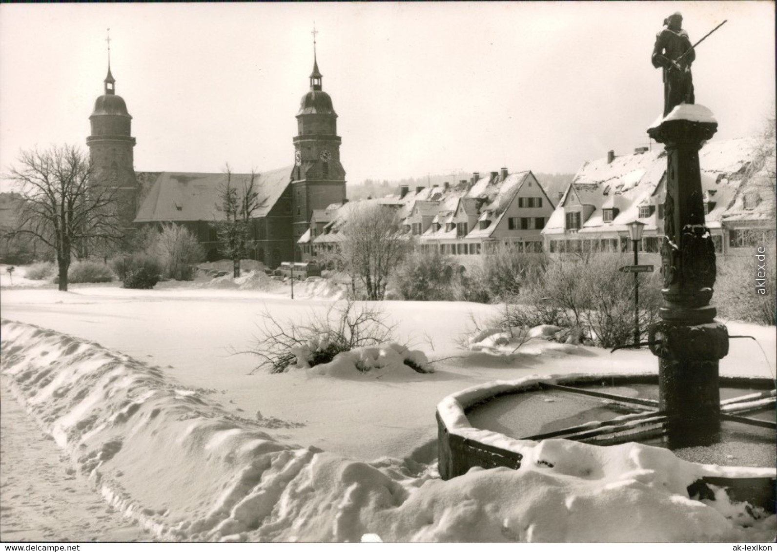 Ansichtskarte Freudenstadt Marktplatz, Evangelische Stadtkirche 1970 - Freudenstadt