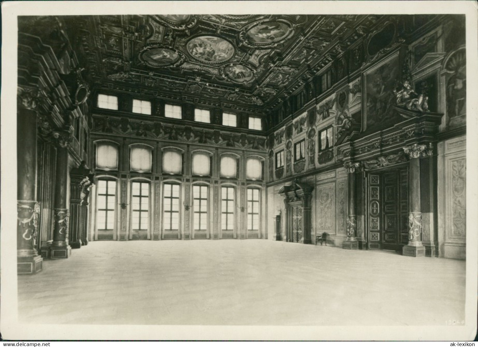 Ansichtskarte Augsburg Rathaus - Goldener Saal 1939 - Augsburg