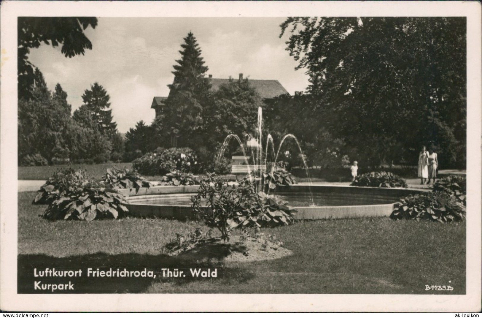 Ansichtskarte Friedrichroda Kurpark 1956 - Friedrichroda