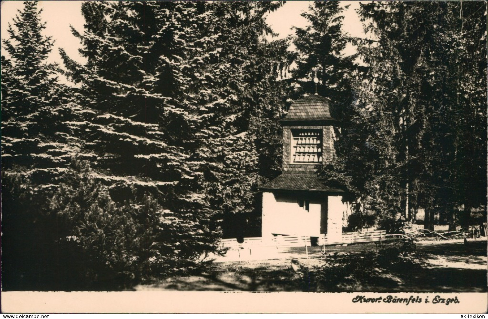 Bärenfels (Erzgebirge)-Altenberg (Erzgebirge) Glockenturm/spiel 1958 - Altenberg