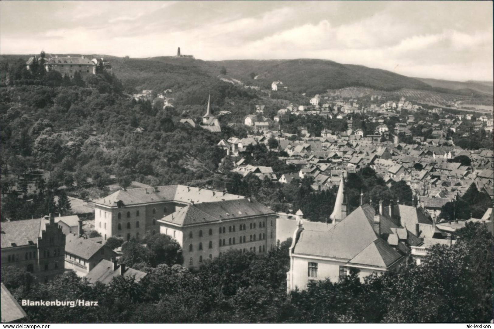 Ansichtskarte Bad Blankenburg Blick Auf Den Ort 1960 - Bad Blankenburg