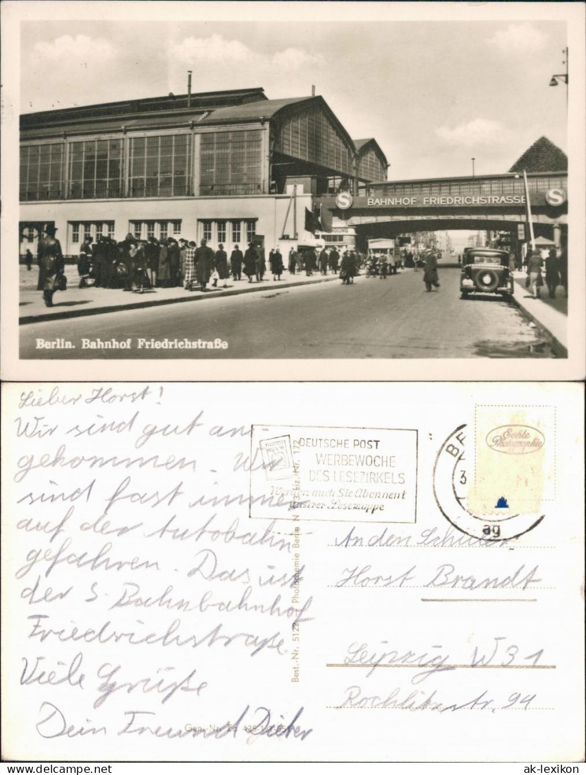 Ansichtskarte Mitte-Berlin Bahnhof Friedrichstraße 1960 - Mitte