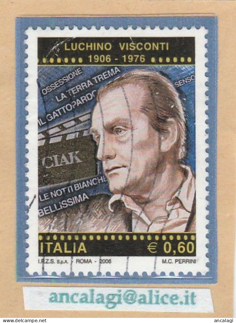 USATI ITALIA 2006 - Ref.1030A "LUCHINO VISCONTI" 1 Val. - - 2001-10: Usati