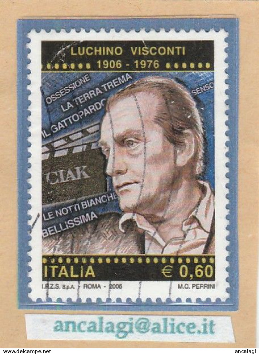 USATI ITALIA 2006 - Ref.1030A "LUCHINO VISCONTI" 1 Val. - - 2001-10: Usados
