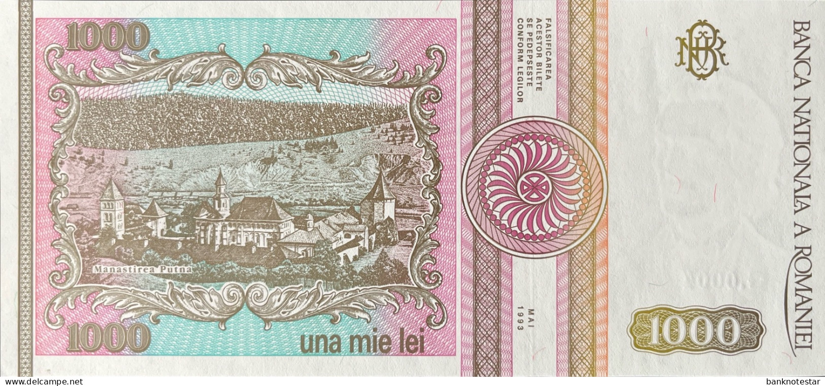 Romania 1.000 Lei, P-102 (May 1993) - UNC - Roumanie