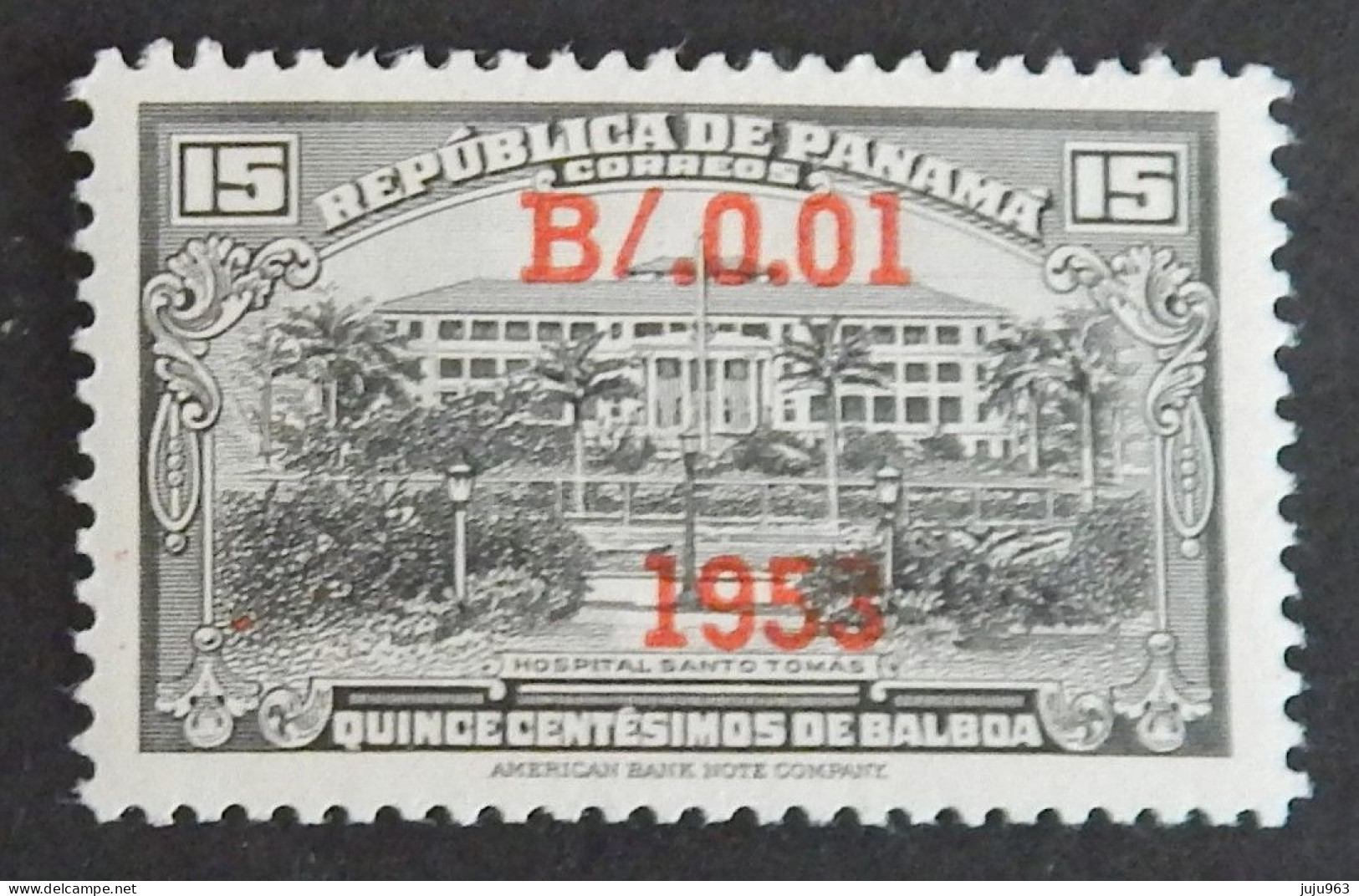 PANAMA YT 288 NEUF**MNH "HOPITAL SAINT THOMAS' ANNÉE 1953 - Panama