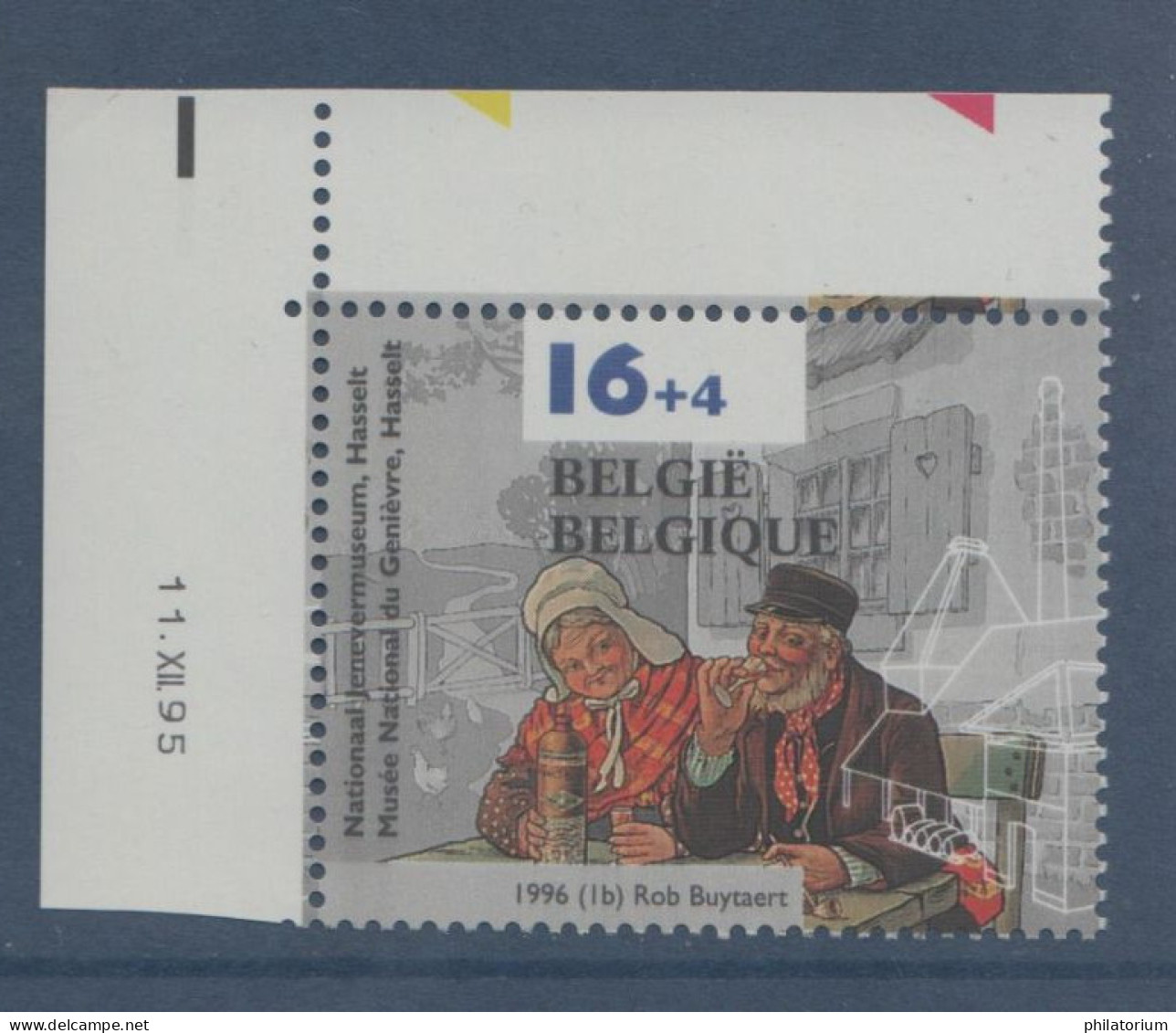 Belgique België, **, Yv 2625, Mi 2677, SG 3290, Musée Du Genièvre, Hasselt, - Wein & Alkohol