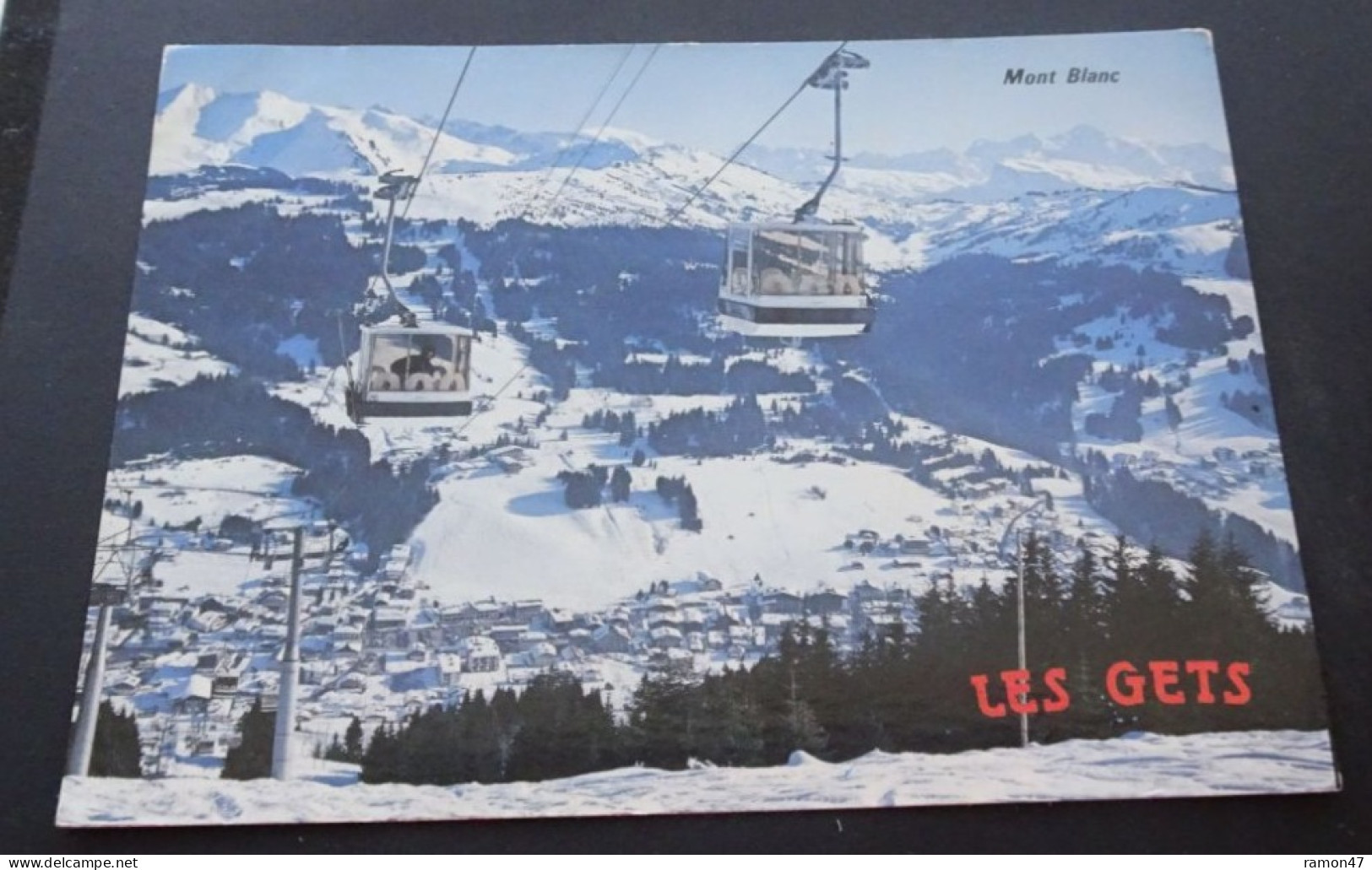 Les Gets - La Station Et Le Mont Blanc Vue Du Mont Chéry - Editions CELLARD, Bron - Les Gets