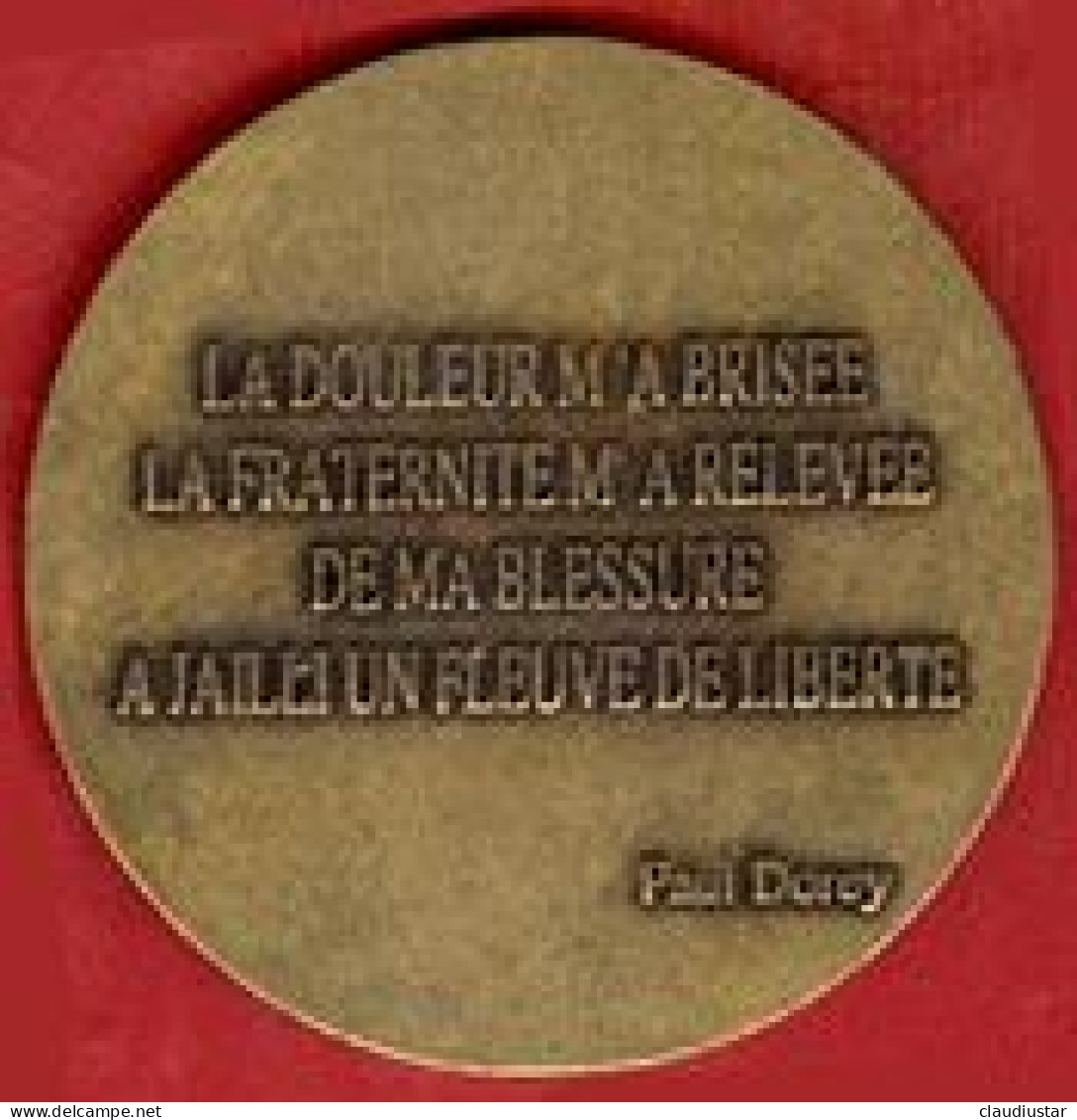 ** MEDAILLE  CAEN  1944 - 1994 ** - 1939-45