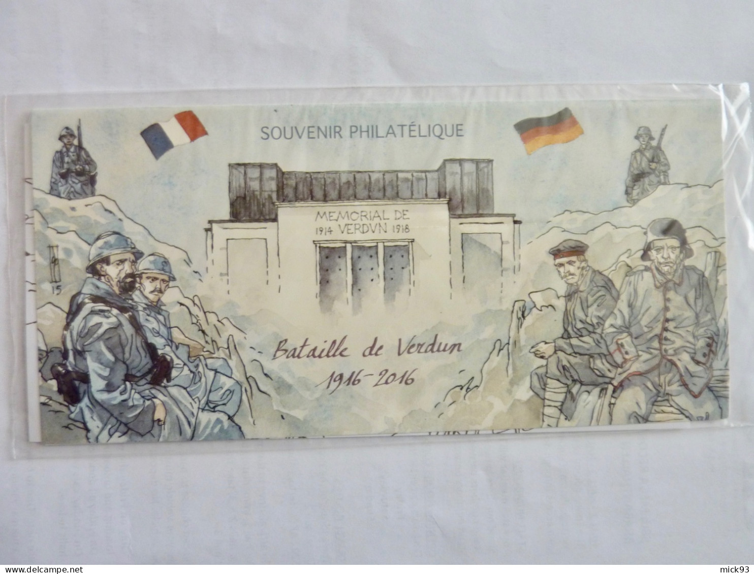 France Bloc Souvenir Bataille De Verdun No 126 2016 - Blocs Souvenir