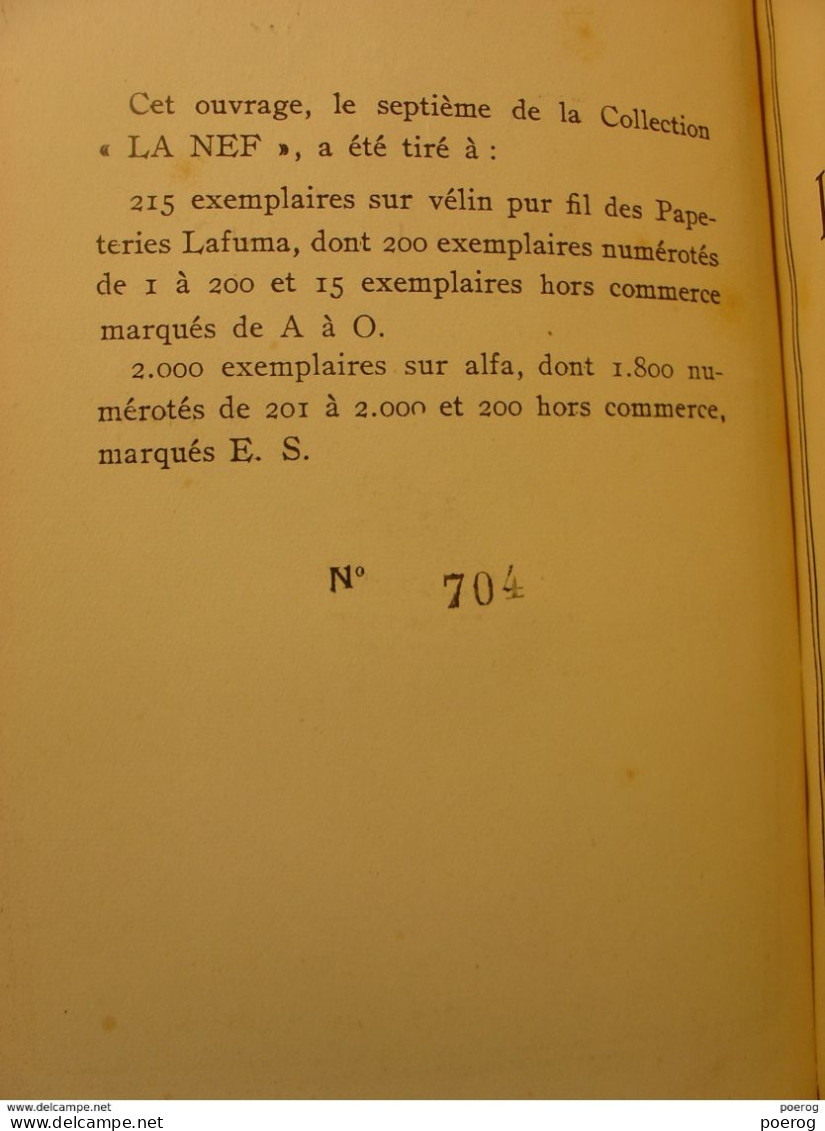 L'ART DE VIVRE - FRANC NOHAIN - BELLE DEDICACE DE L'AUTEUR ENVOI DE L'AUTEUR + DESSIN - SPES - 1929 - RELIURE DEMI CUIR - Libri Con Dedica