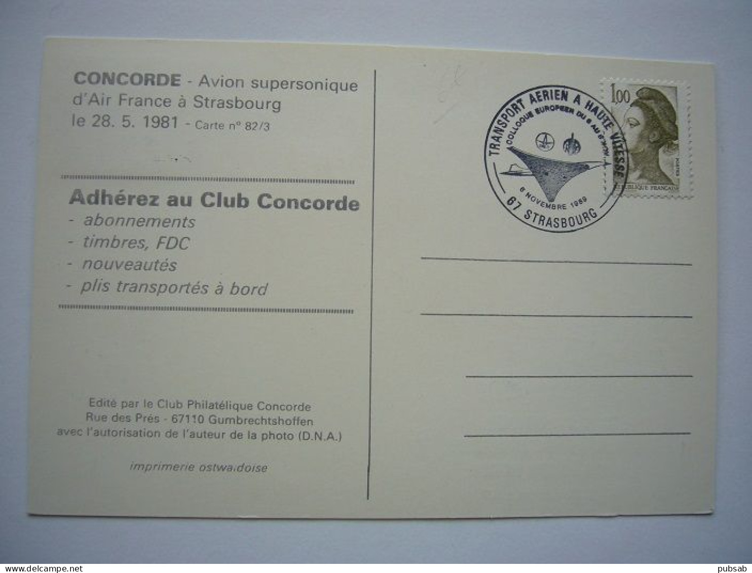 Avion / Airplane / AIR FRANCE / Concorde / Carte Maximum - 1946-....: Moderne