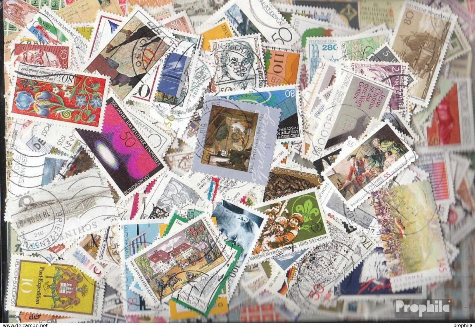 BRD Briefmarken-500 Verschiedene Marken - Collezioni