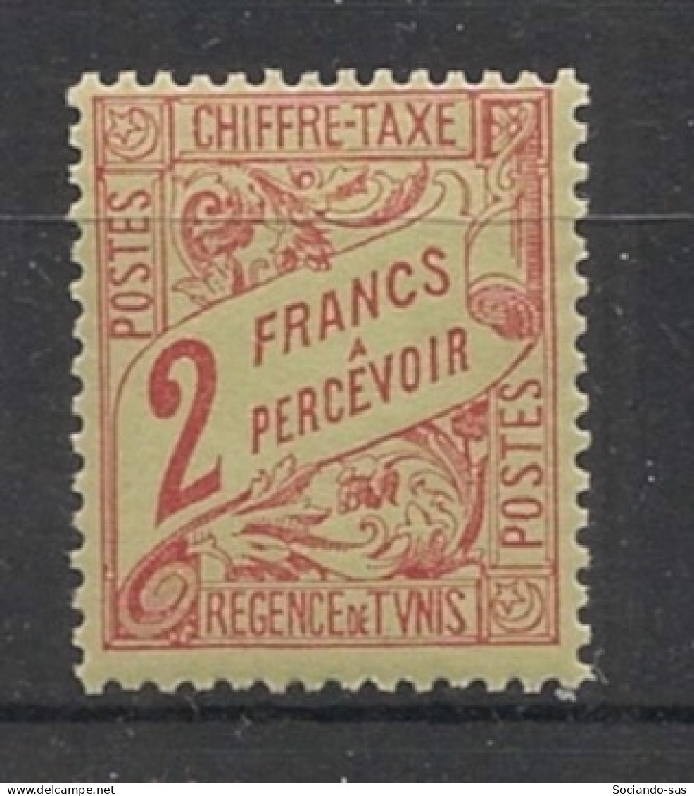 TUNISIE - 1901-03 - Taxe TT N°YT. 34 - Type Duval 2f Rouge - Neuf Luxe** / MNH / Postfrisch - Impuestos