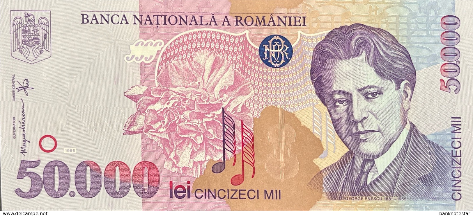 Romania 50.000 Lei, P-109 (1996) - UNC - Roemenië