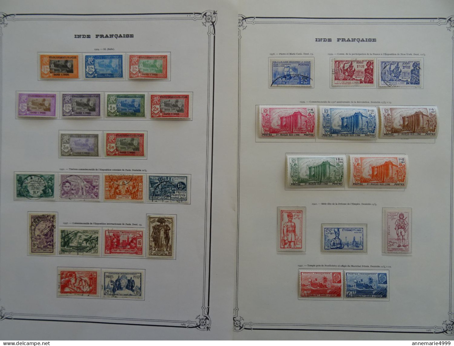 France Colonies  INDE La Plupart Neufs Cote 1000 €uros - Unused Stamps