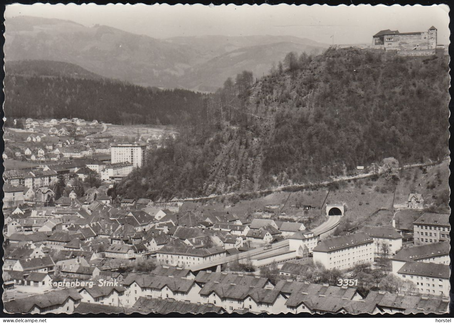 Austria - 8605 Kapfenberg - Alte Ortsansicht - Zentrum Und Tunnel - Kapfenberg