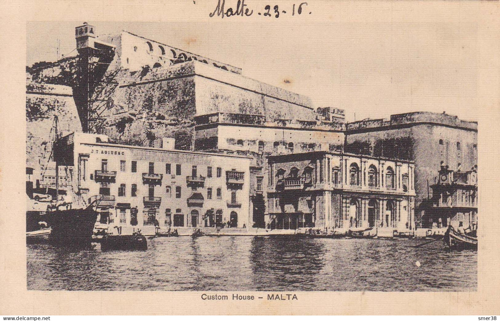 Malte - Custom House  - Cpa - Malta