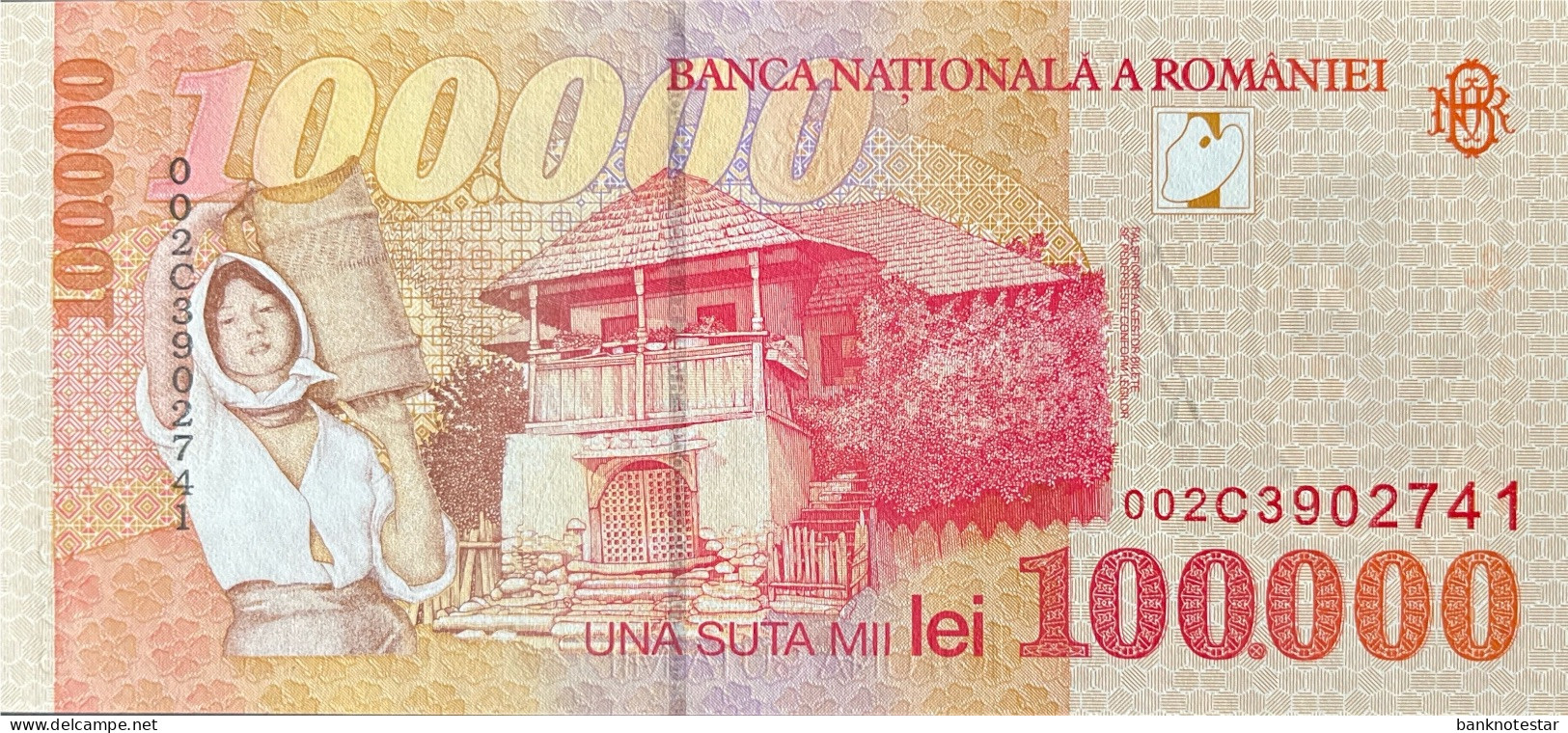 Romania 100.000 Lei, P-110 (1998) - UNC - Rumania