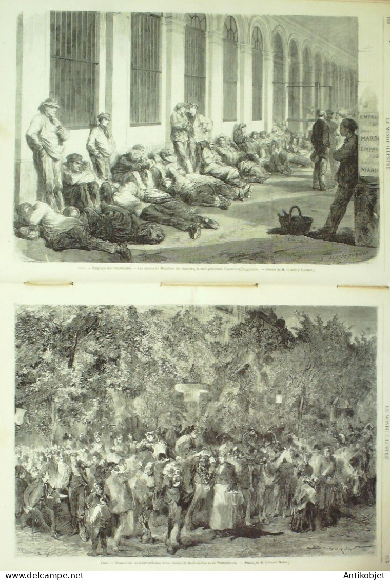 Le Monde Illustré 1870 N°699 Strasbourg (67) Vouziers Burguay Rethel (08) St-Maur (94) - 1850 - 1899