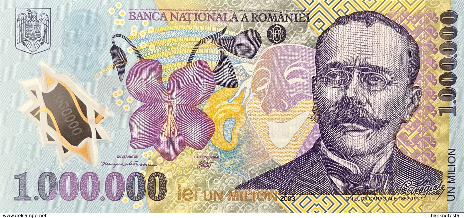 Romania 1.000.000 Lei, P-116 (2003) - UNC - RARE - Roemenië