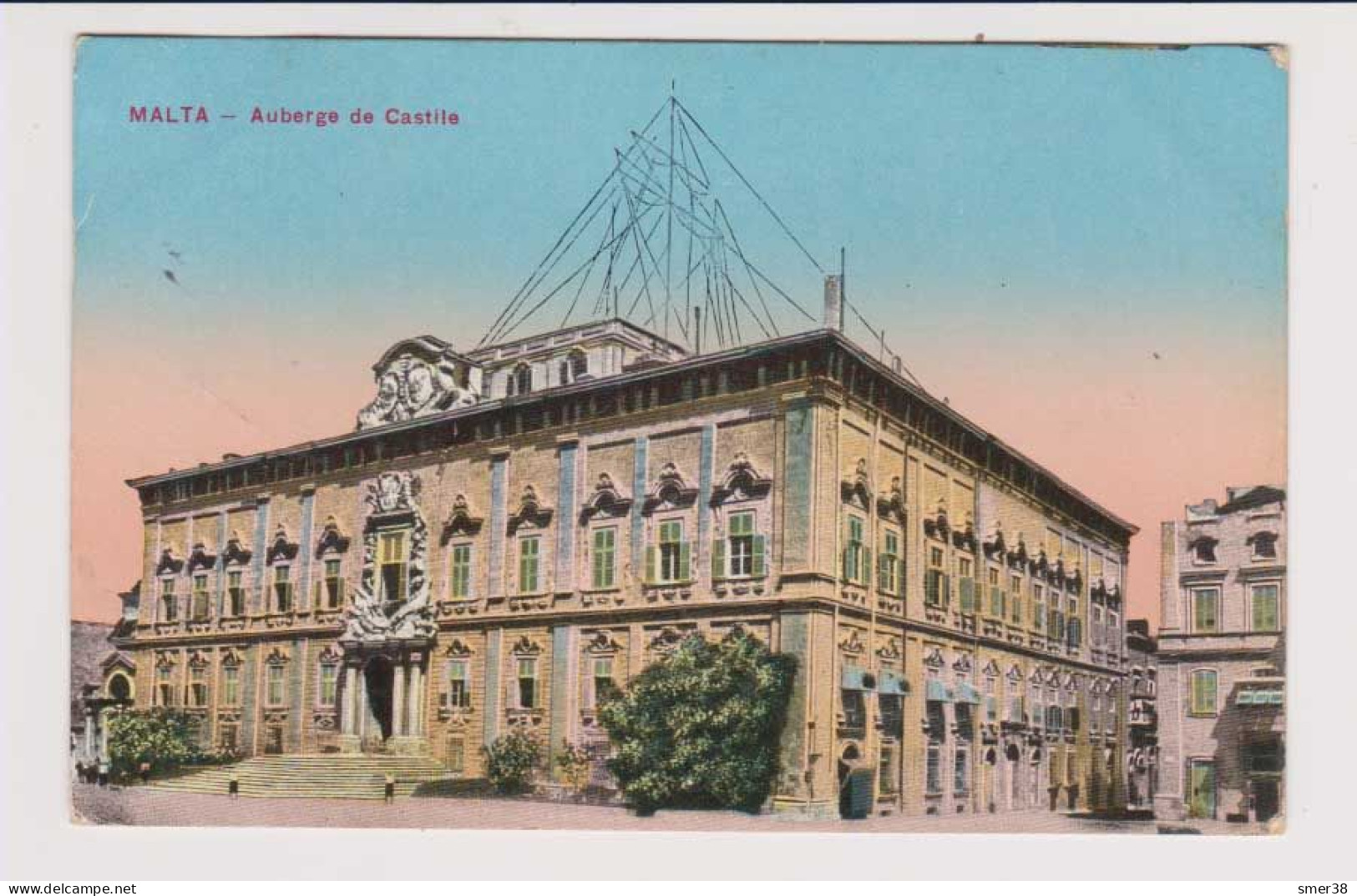 Malte - Auberge De Castille  - Cpa - Malta