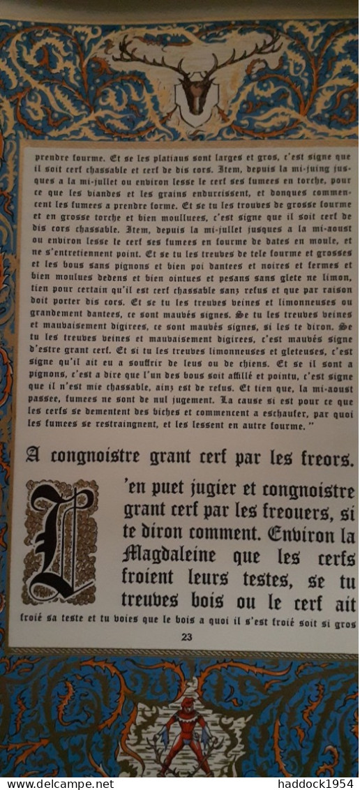 le livre du roy MODUS et de la ROYNE RATIO HENRI de FERRIERES jean pardo à l'enseigne du sefer 1964