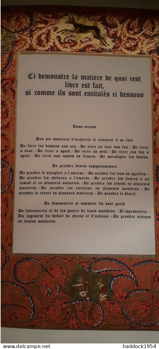 le livre du roy MODUS et de la ROYNE RATIO HENRI de FERRIERES jean pardo à l'enseigne du sefer 1964