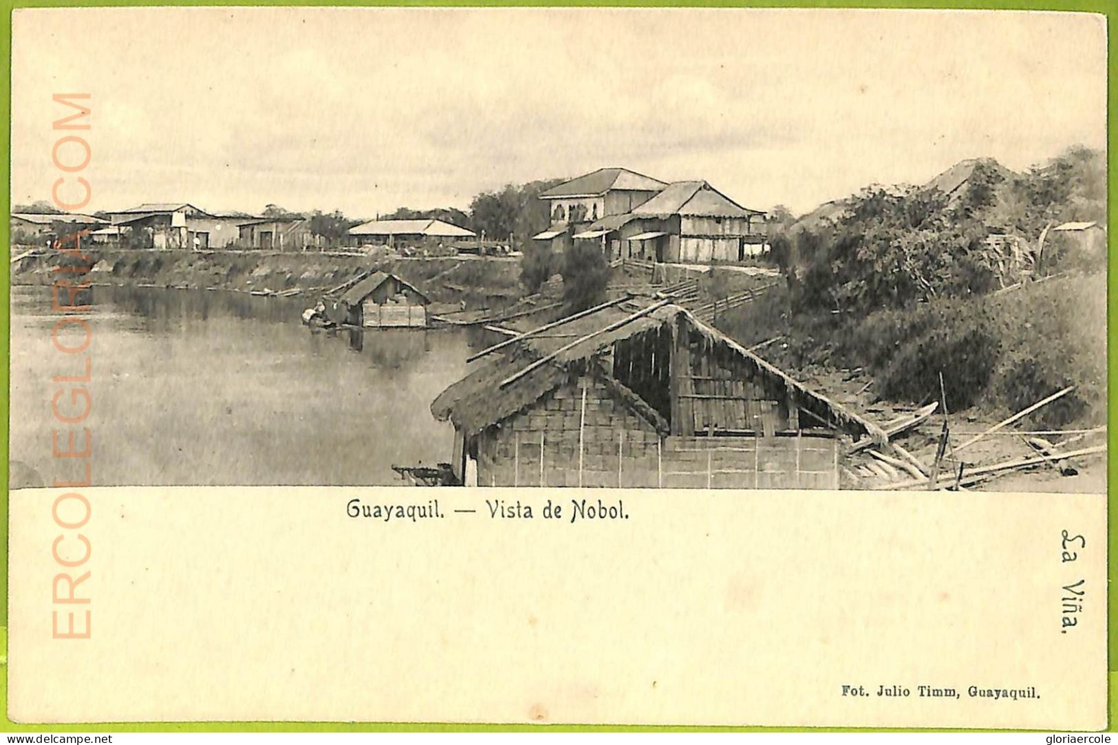 Af2365 - ECUADOR - Vintage Postcard - Guayaquil - Vista De Nobol - Ecuador