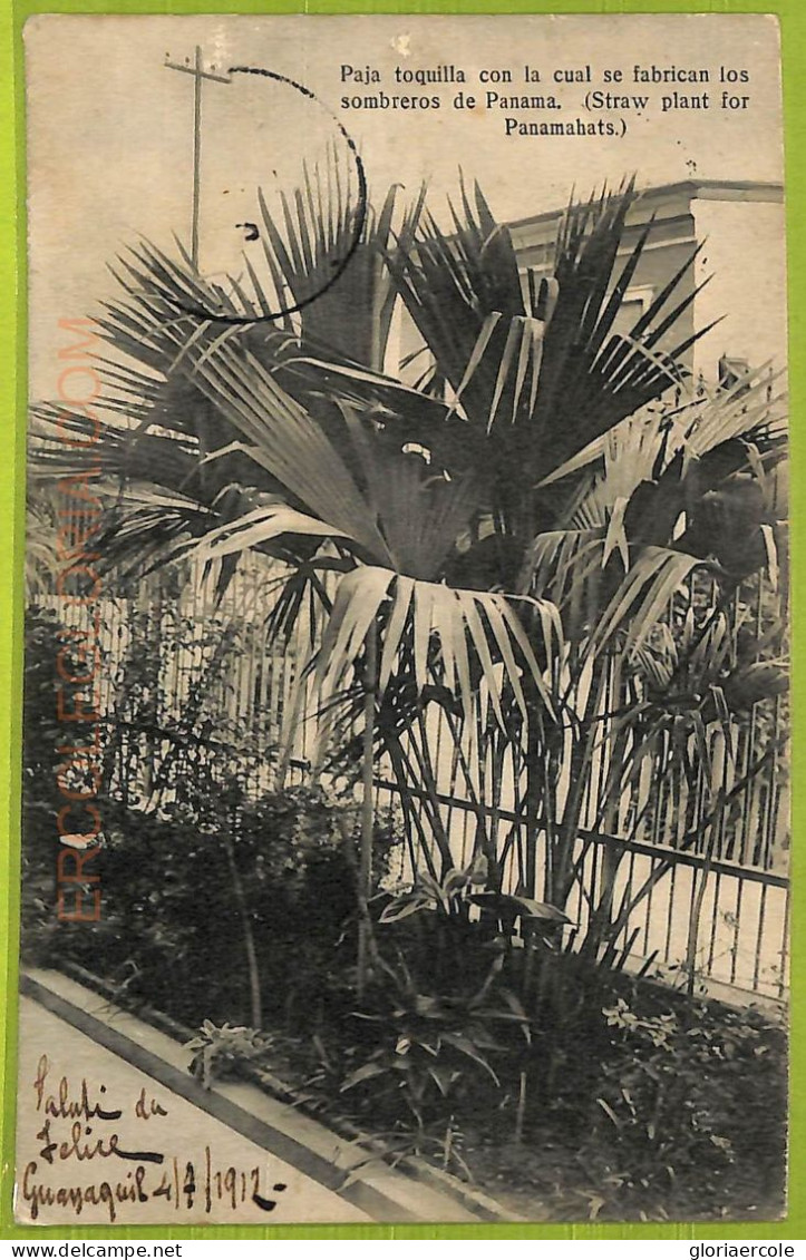 Af2367 - ECUADOR - Vintage Postcard - Guayaquil - 1912 - Equateur