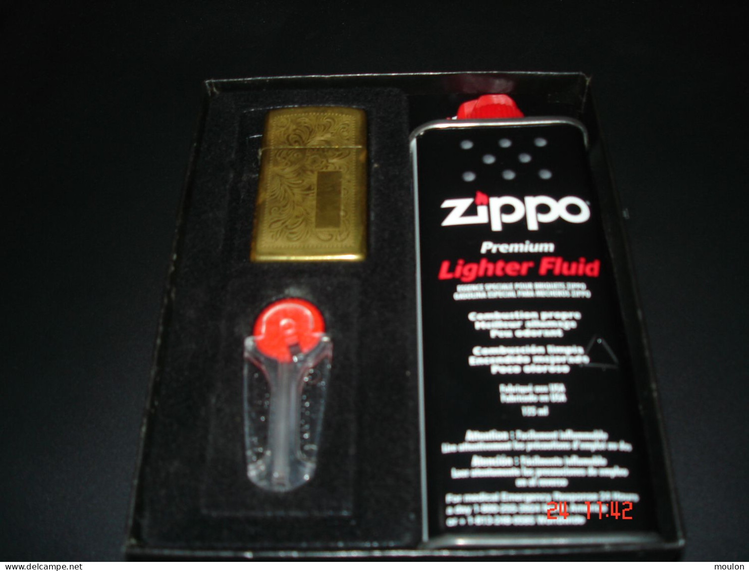 Briquet ZIPPO Bradford IX Made In USA Avec Boite Et Materiel - Zippo