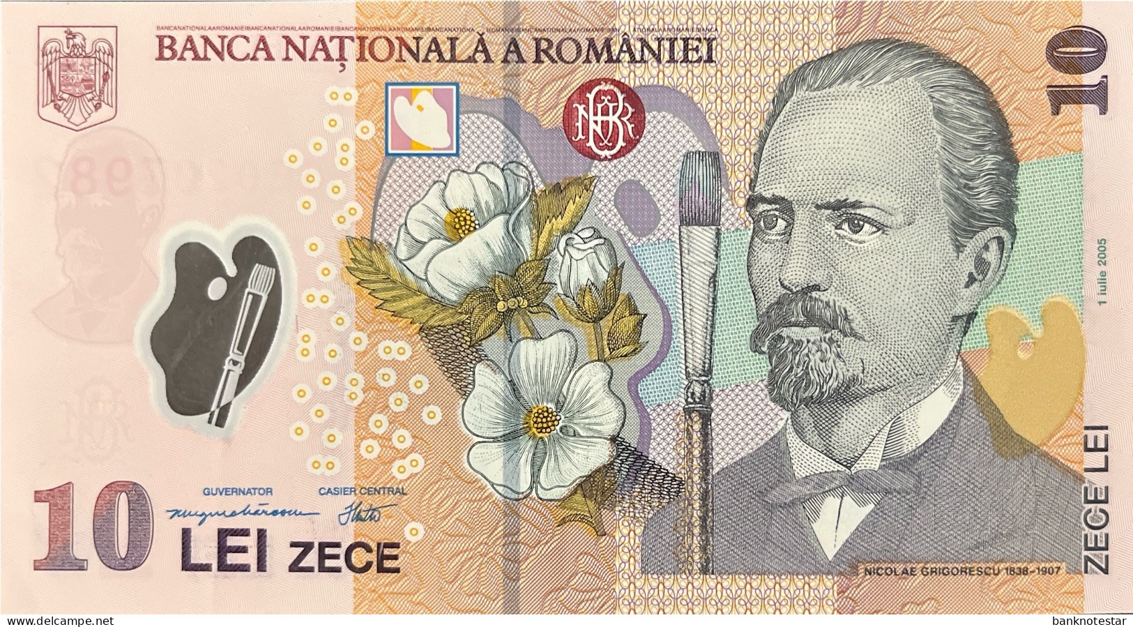 Romania 10 Lei, P-119a (2005) - UNC - Roemenië