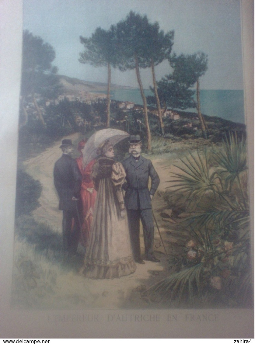 Le Petit Journal 174 Départ Pêcheurs D'Islande Déssin Made Jalousie Empereur Autriche En France Partition Goutte D Rosée - Zeitschriften - Vor 1900