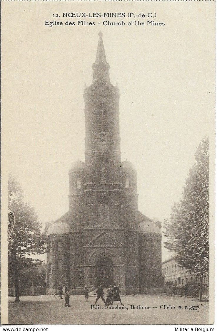 Noeux-les-Mines Avant La Guerre - Eglise Des Mines / Church Of The Mines - Noeux Les Mines