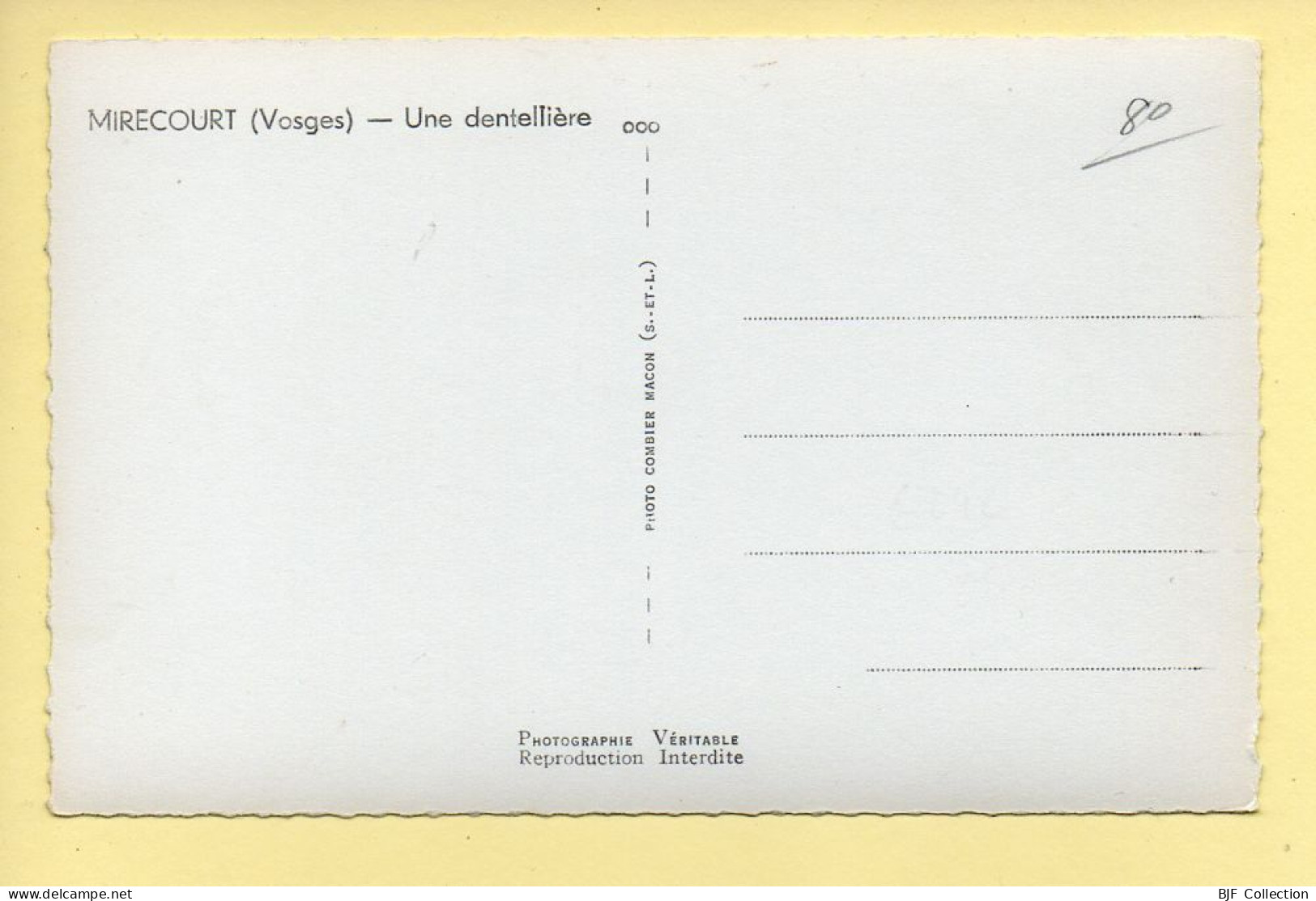 88. MIRECOURT – Une Dentellière (animée) CPSM (voir Scan Recto/verso) - Mirecourt