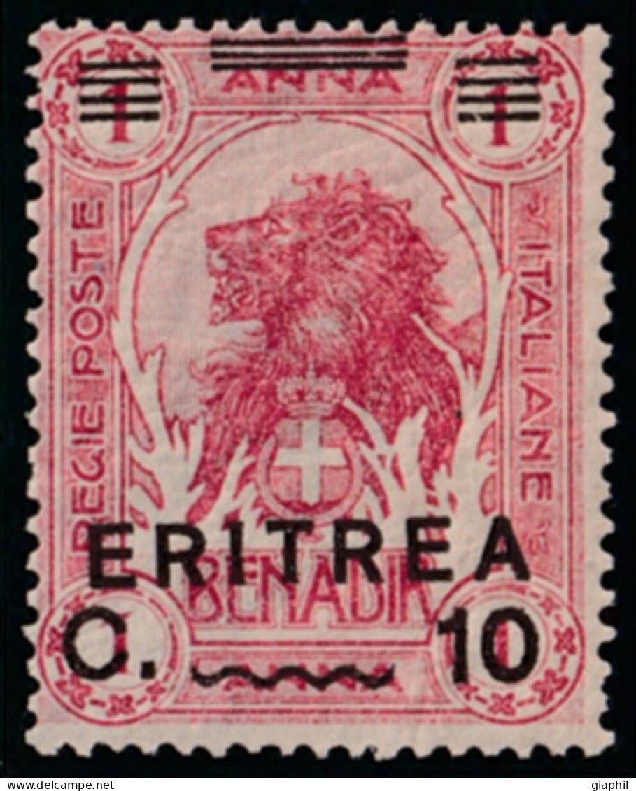 ITALY ITALIA ERITREA 1922 10 C. (Sass. 56) NUOVO INTEGRO OFFERTA! - Eritrea