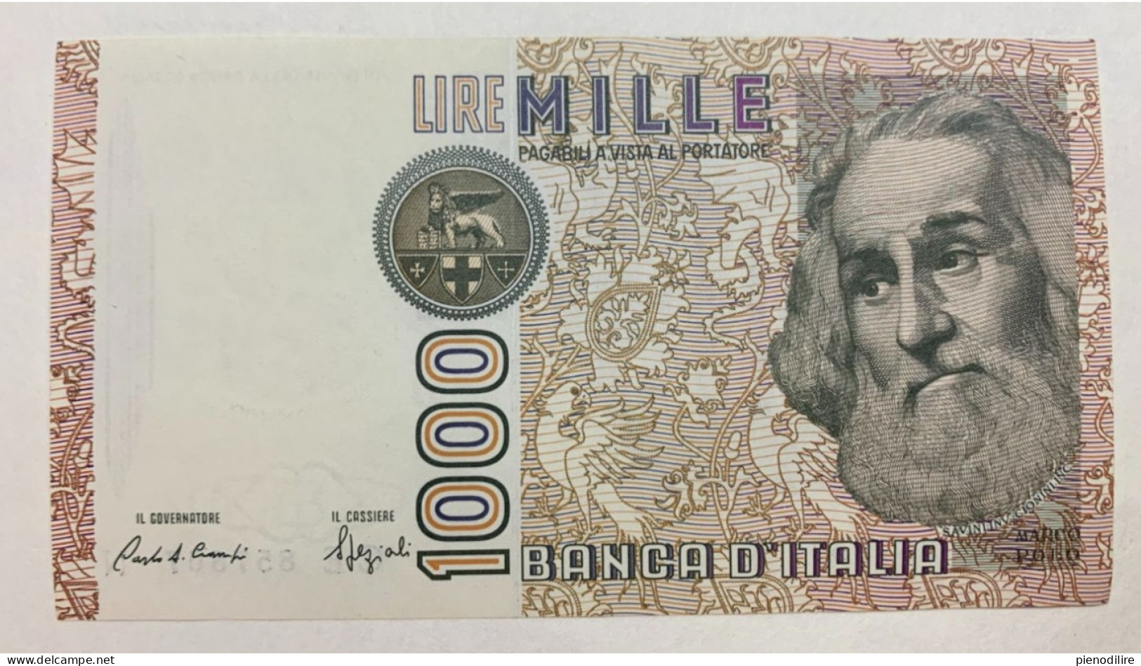 1000 LIRE 1988 M. POLO "Filo Del Primo Tipo." - 1000 Lire