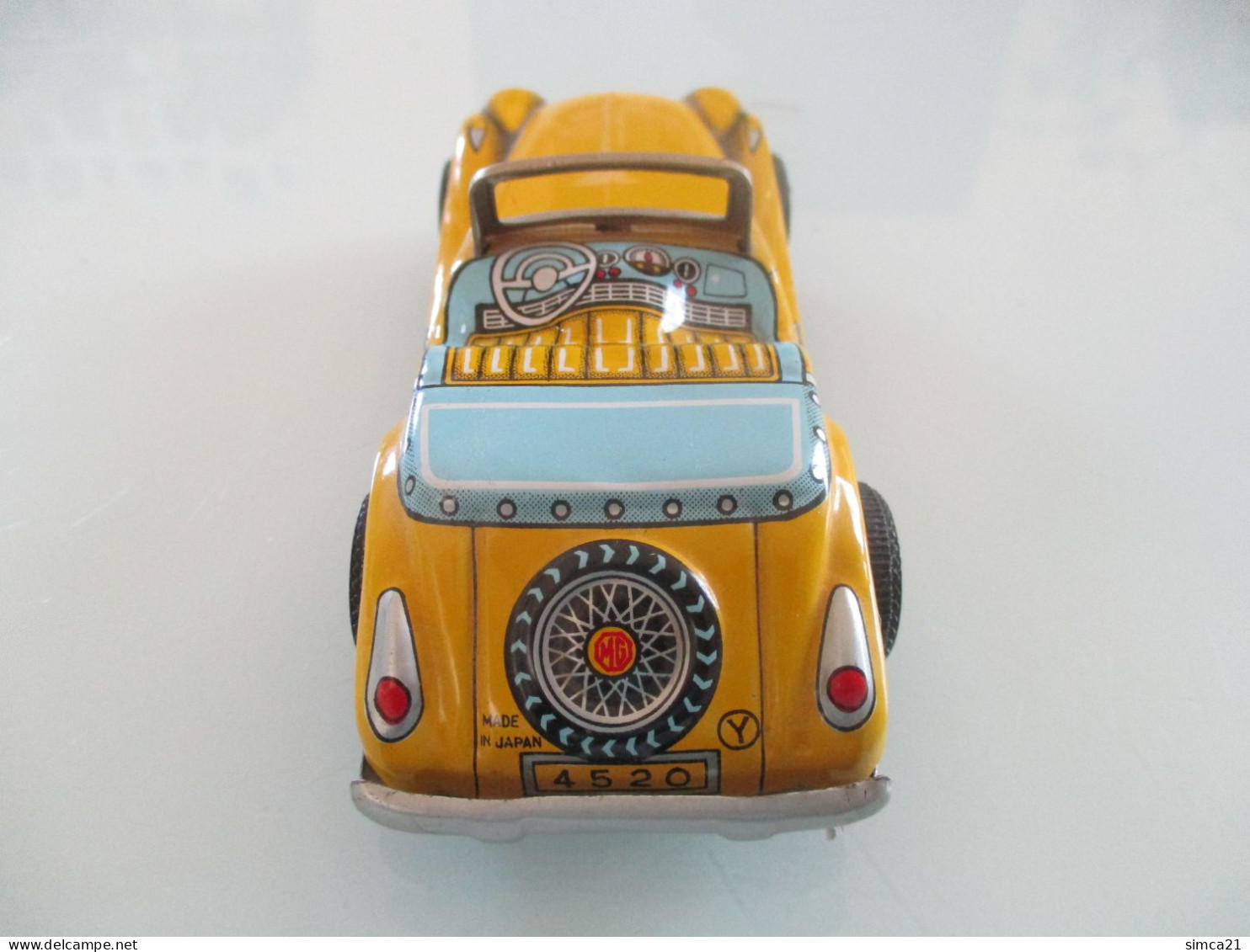 VOITURE TOLE MG SERIGRAPHIEE - Jouets Anciens