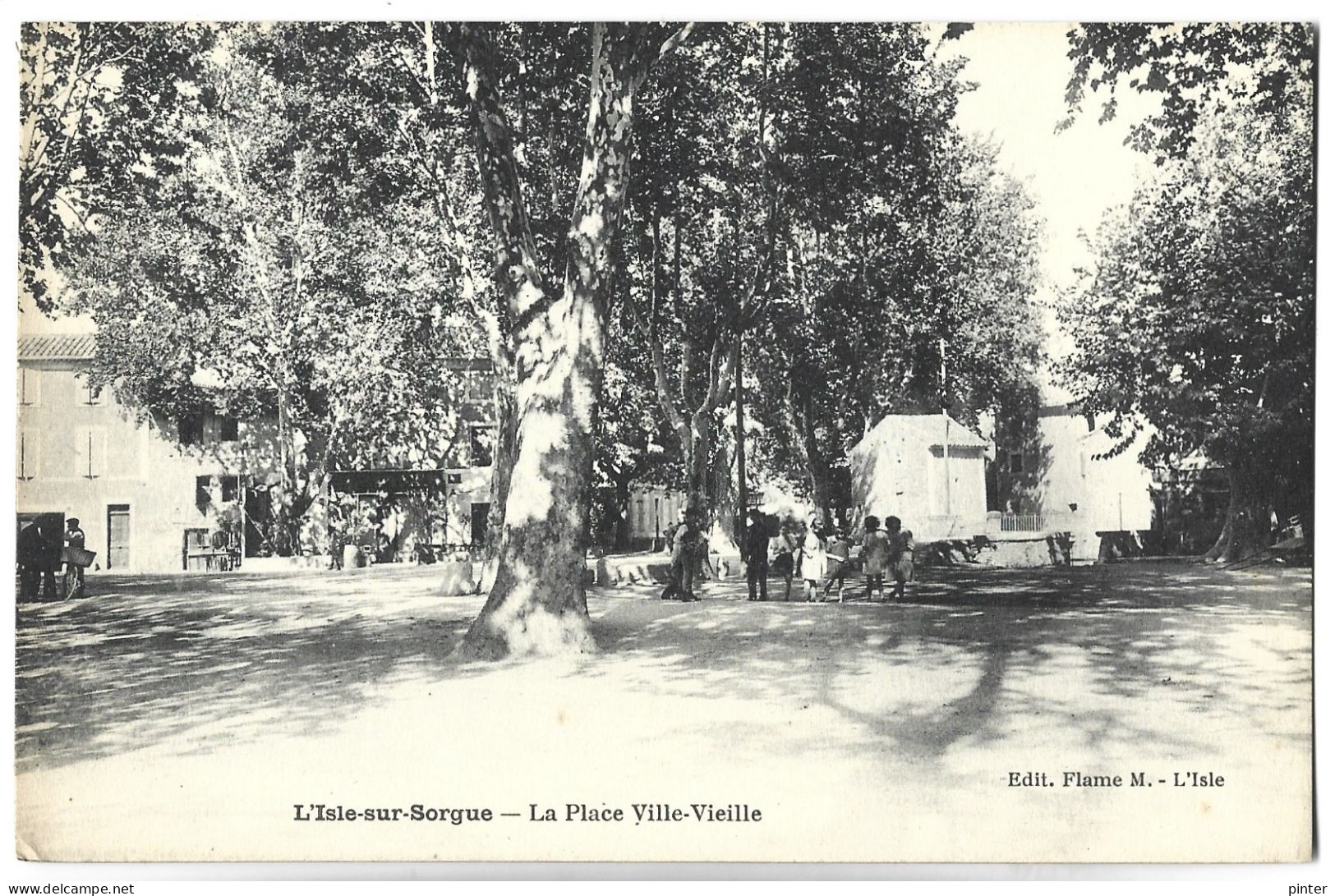 L'ISLE SUR SORGUE - La Place Ville-Vieille - L'Isle Sur Sorgue
