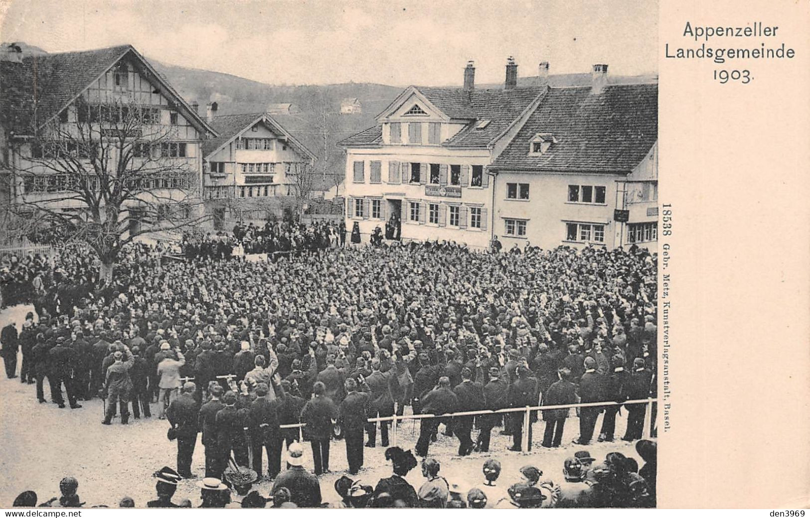 Suisse - AI - APPENZELLER - Landsgemeinde 1903 - Précurseur - Appenzell