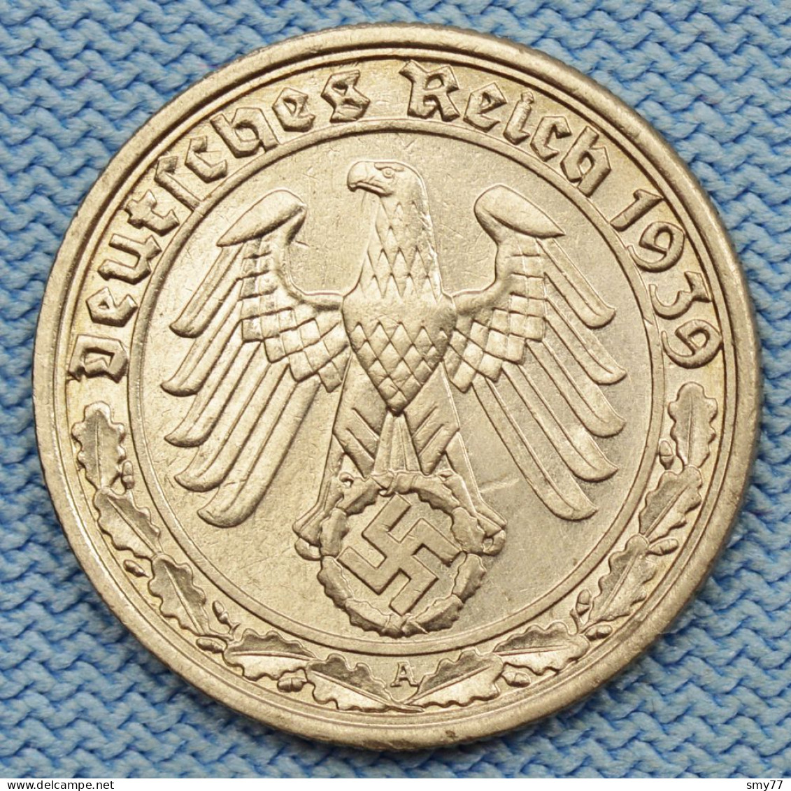3 Reich • 50 Pfennig 1939 A •  SUP / AUNC • Reichspfennig • Deutsches Reich / Germany •  [24-659] - 50 Reichspfennig