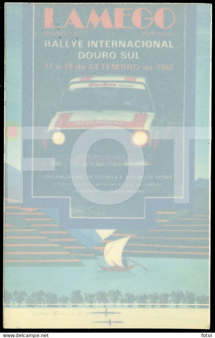 1982 LAMEGO STICKER AUTOCOLLANT AD DOURO SUL RALI RALLY RALLYE PORTUGAL CAR FORD ESCORT - Aufkleber