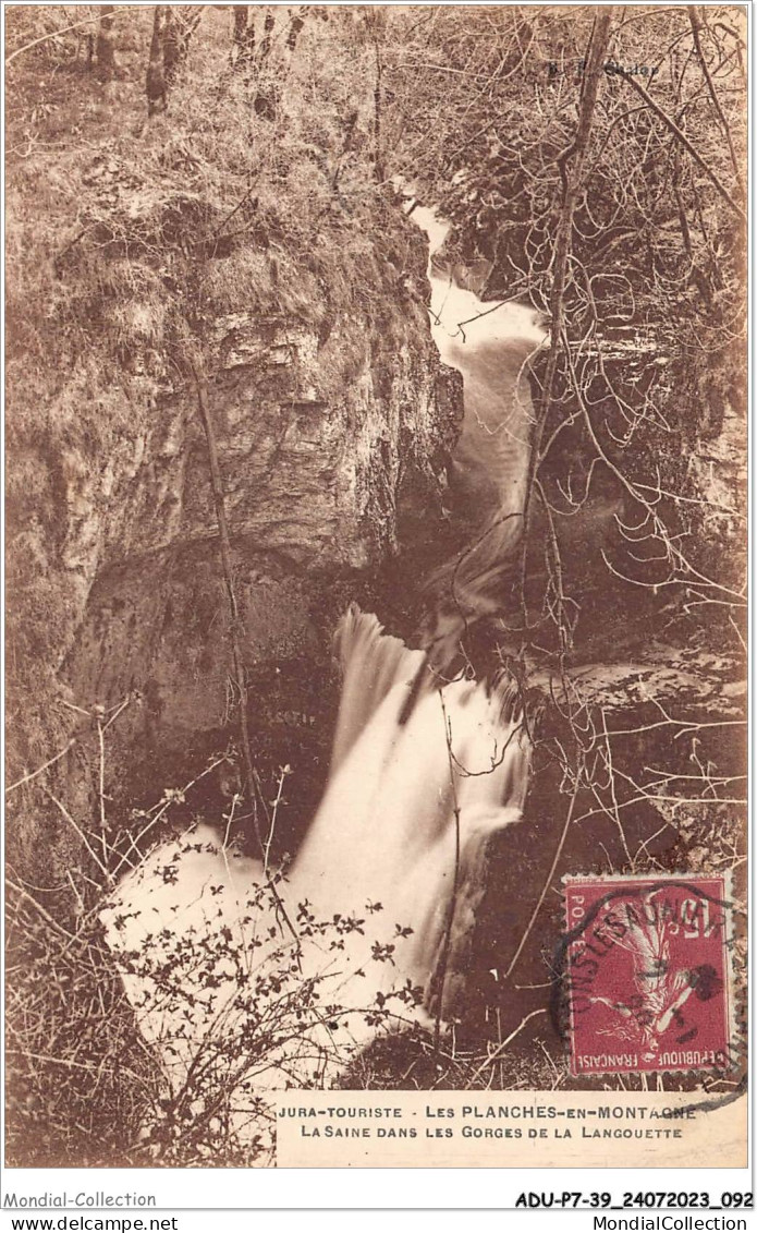 ADUP7-39-0585 - LES PLANCHES-EN-MONTAGNES - Saine Dans Les Gorges De La Langouette  - Arbois