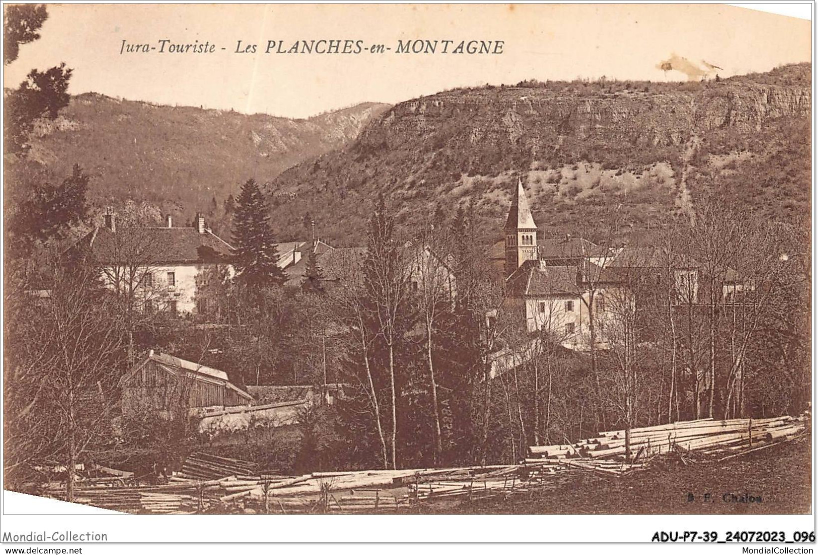 ADUP7-39-0587 - LES PLANCHES-EN-MONTAGNES - Vue Générale  - Lons Le Saunier