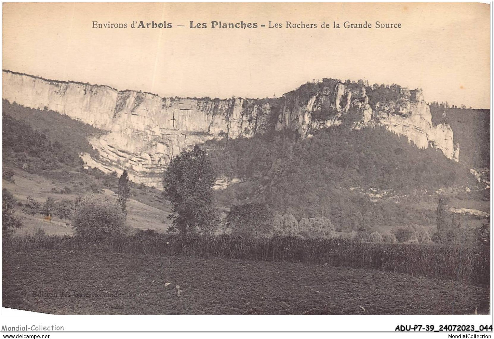 ADUP7-39-0561 - LES PLANCHES-EN-MONTAGNES - Les Rochers De La Grande Source  - Lons Le Saunier