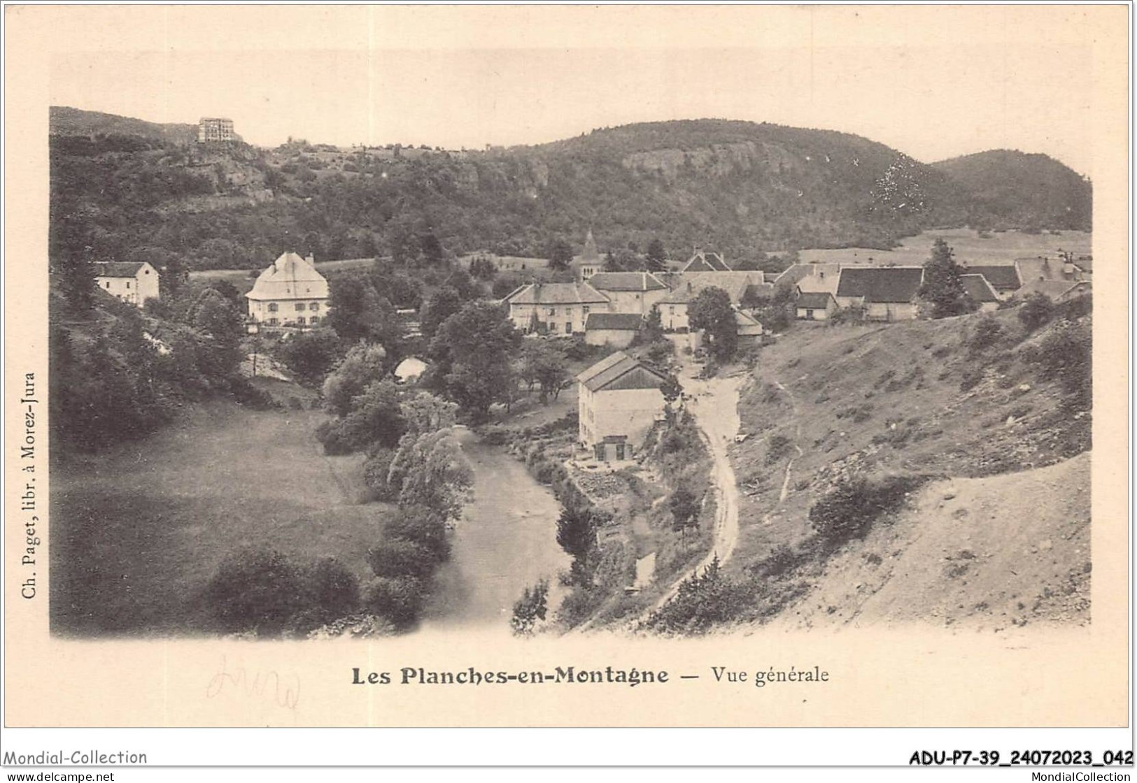 ADUP7-39-0560 - LES PLANCHES-EN-MONTAGNES - Vue Générale  - Lons Le Saunier