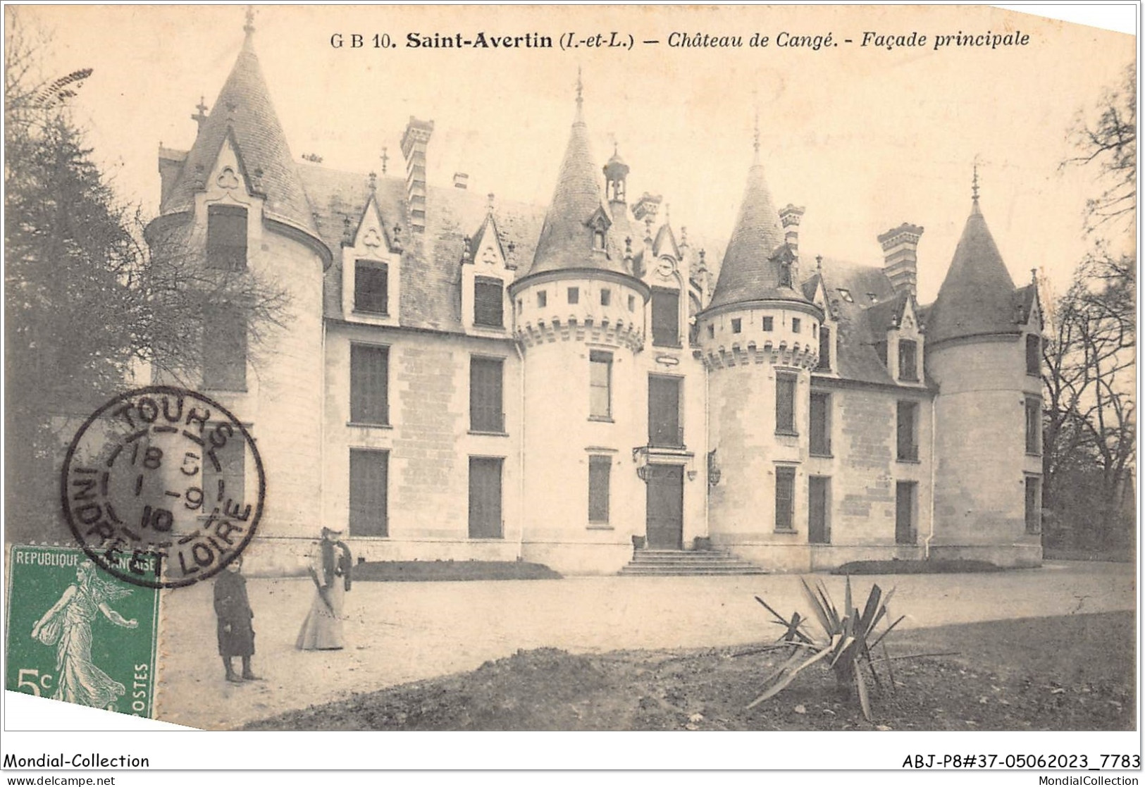 ABJP8-37-0705 - SAINTE-AVERTIN - Chateau De Cangé - Facade Principale - Saint-Avertin