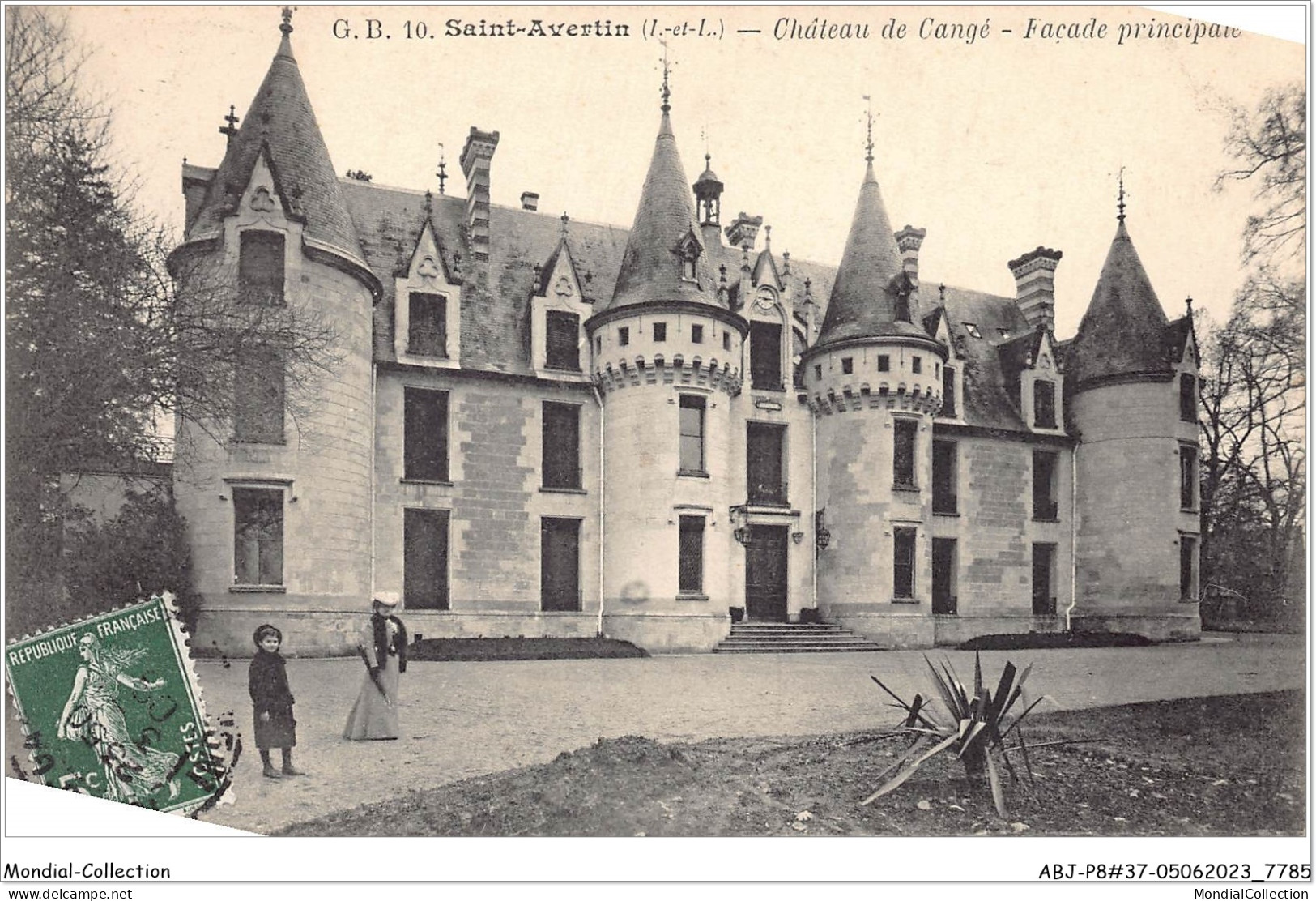 ABJP8-37-0706 - SAINTE-AVERTIN - Chateau De Cangé - Facade Principale - Saint-Avertin